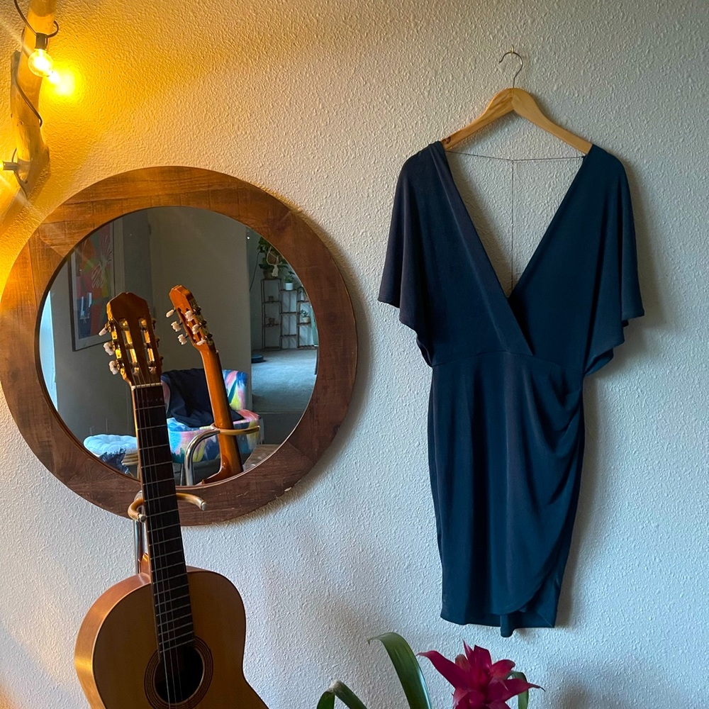 Beautiful colored blue dress